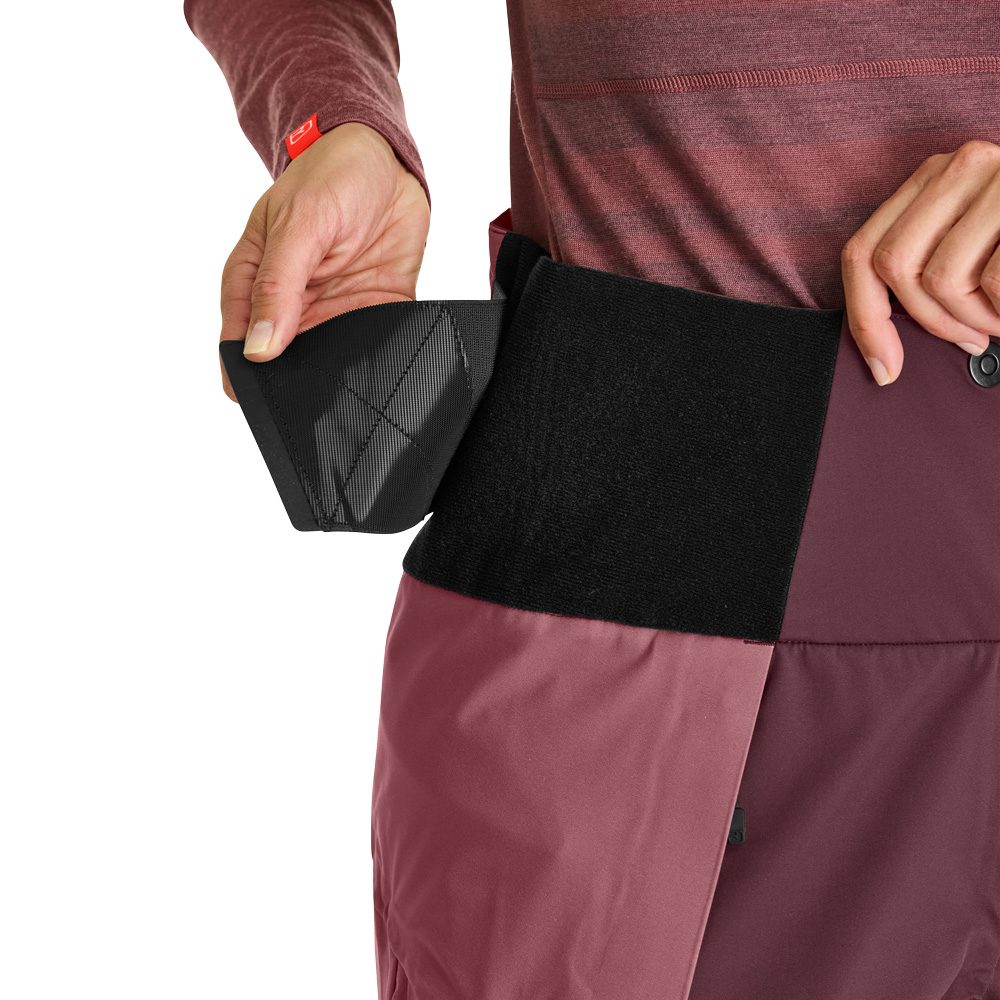 ORTOVOX 3L Guardian Shell Freeride-Hose Damen winetasting