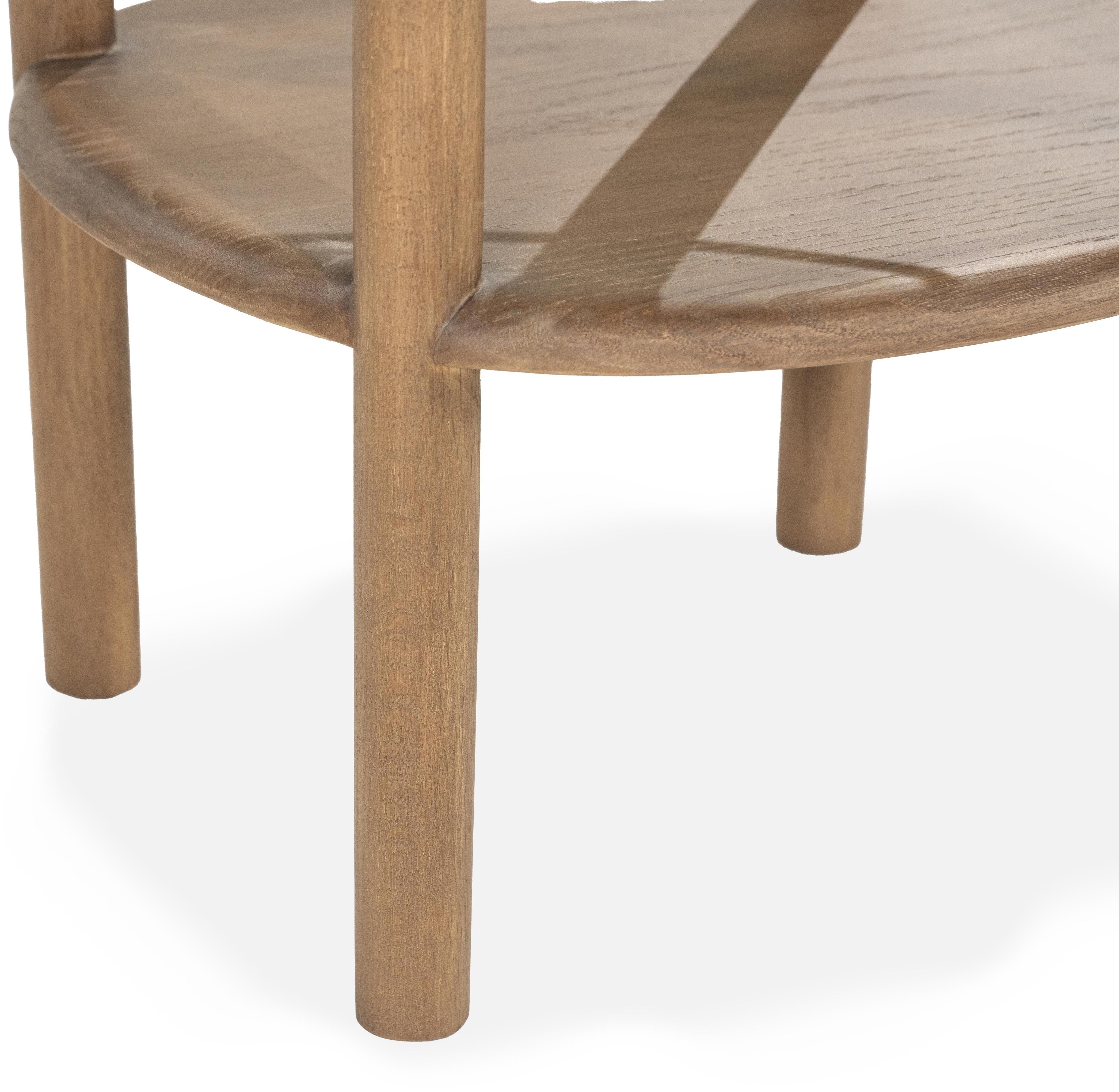 Bijzettafel Lichtbruin 96523 Cleo B50 x D45 x H50 cm
