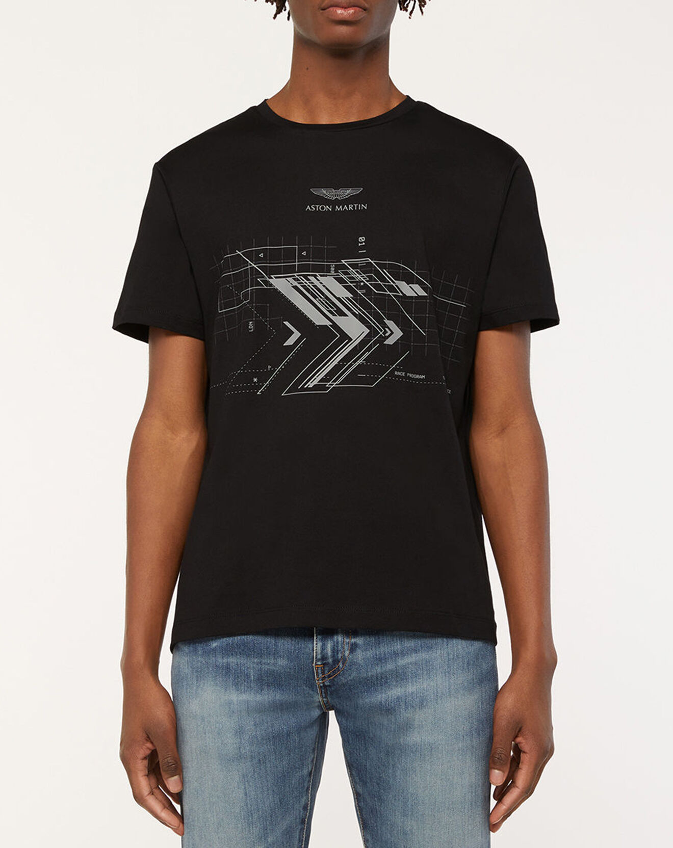 Hackett London T-Shirt Program Aston Martin Racing noir