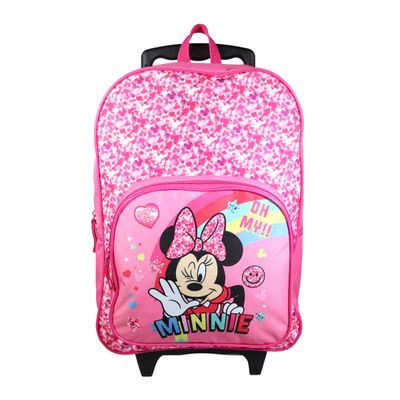 Sac maternelle à roulettes Minnie - 1 compartiment - rose - Bagtrotter