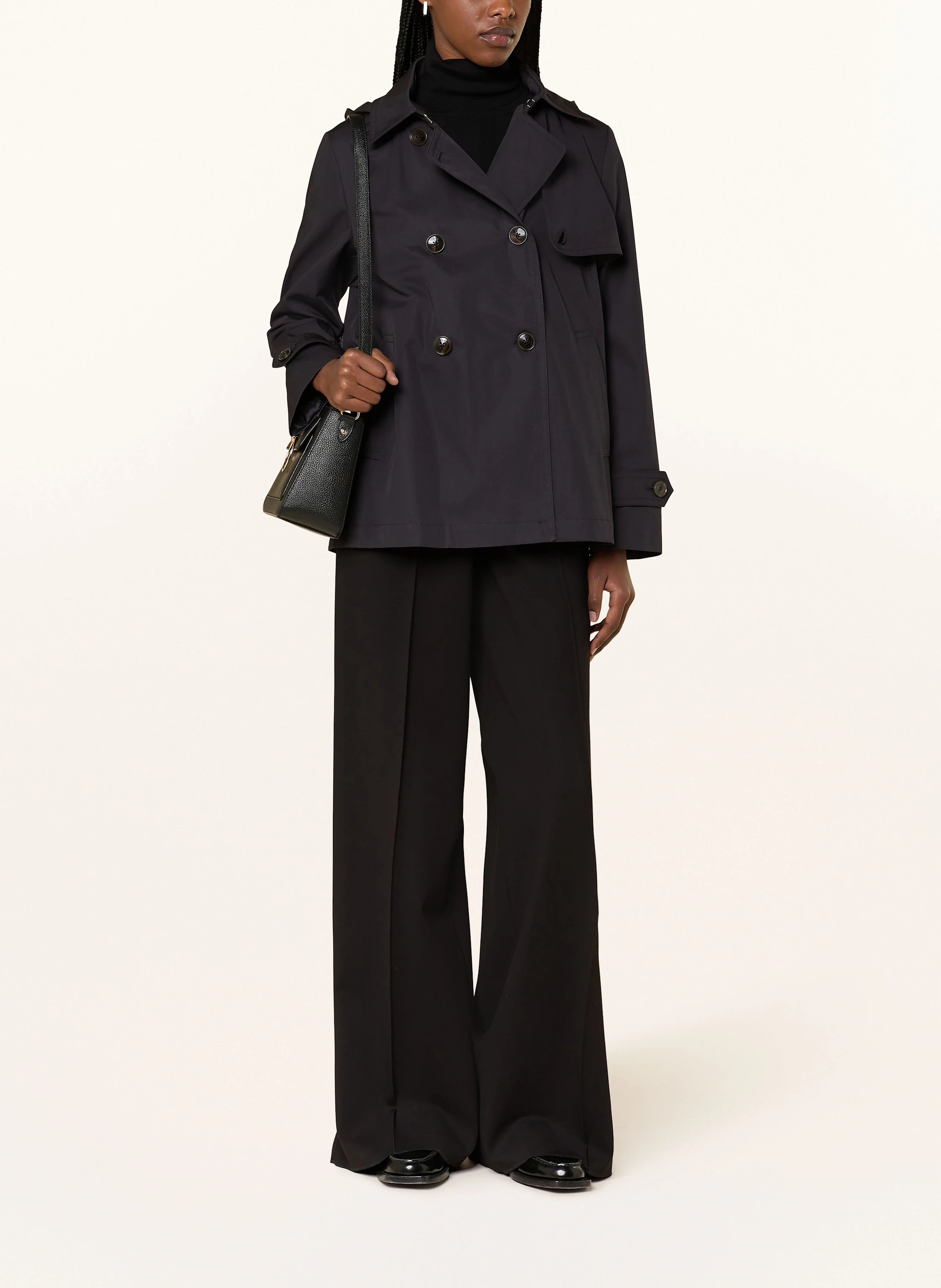 HERNO Trenchcoat mit abnehmbarer Kapuze