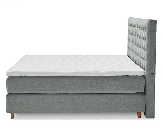 Scapa Boxspringbett, ca. 160 x 200 cm, light grey