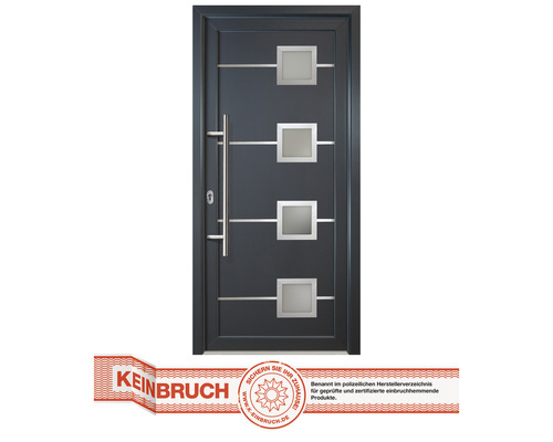 Signum Model 1 RC2 toegangsdeur, aluminium, wit/titanium, 1080 x 2080 mm, DIN links