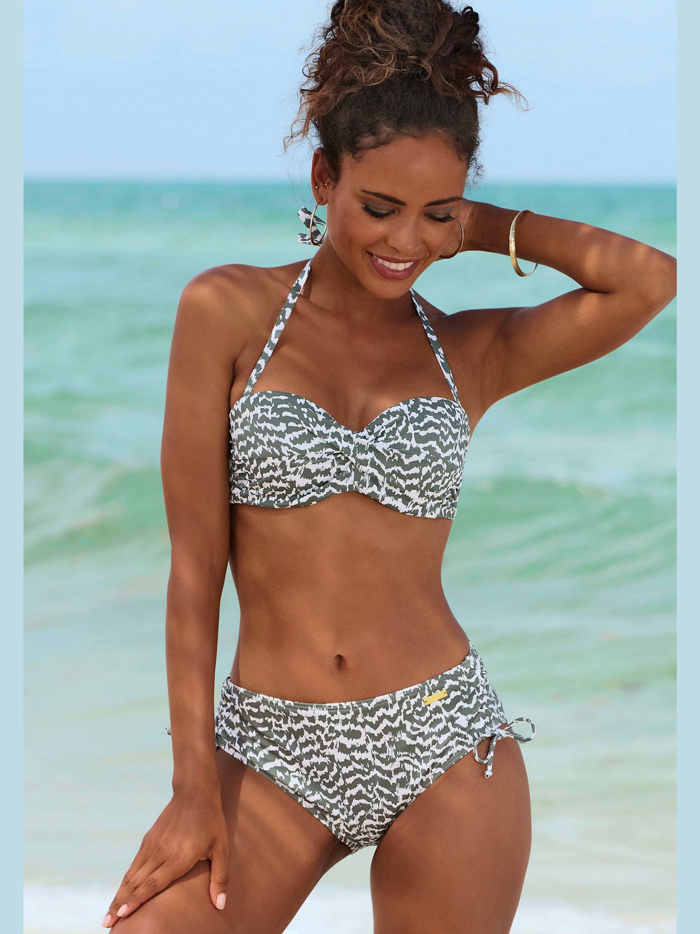 Haut de bikini bandeau à armatures design tendance