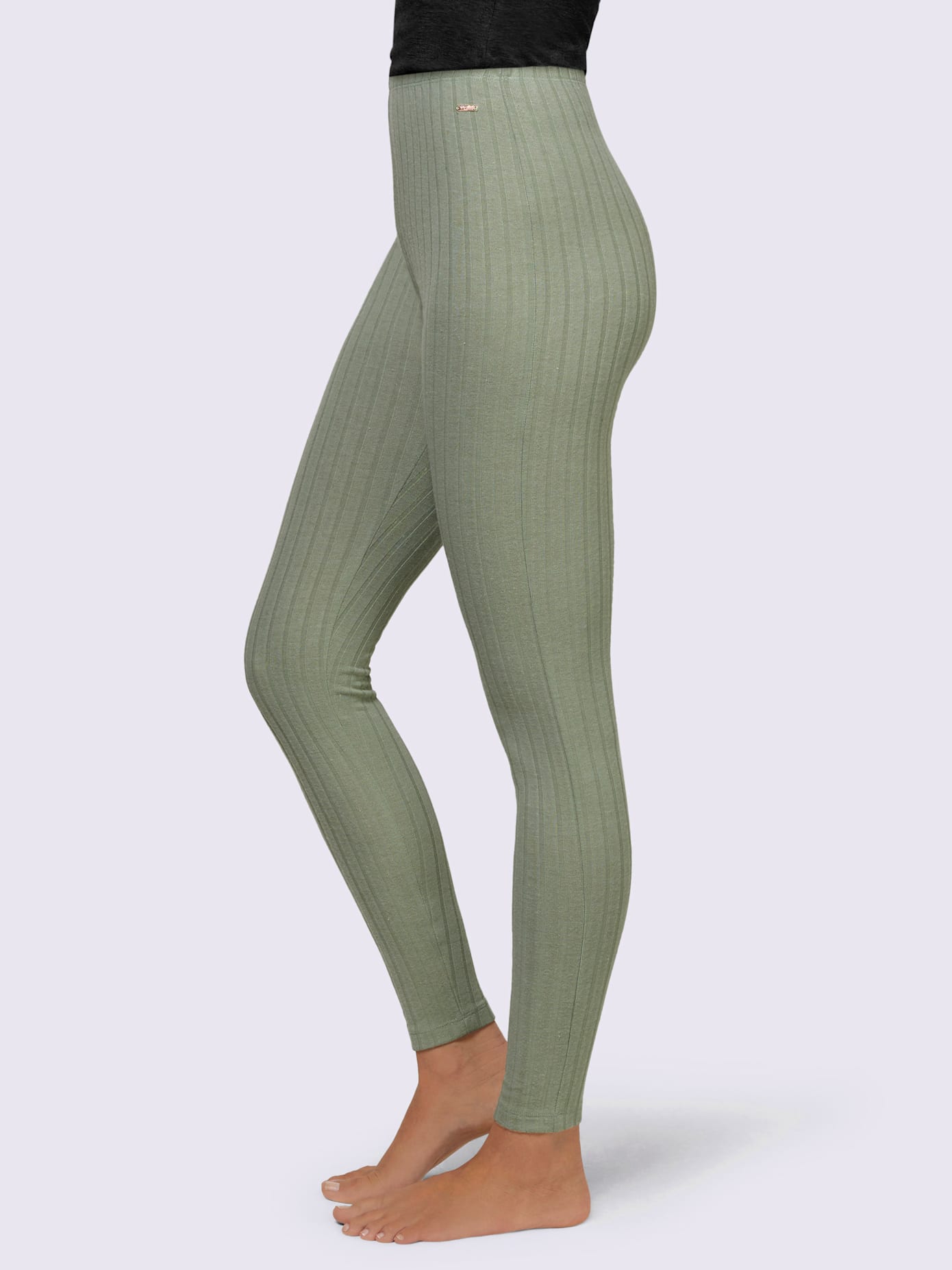 Legging qualité côtelée confortable