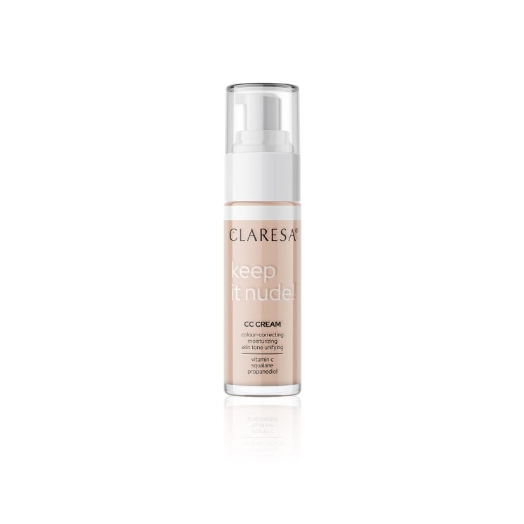 Claresa Keep Is Nude feuchtigkeitsspendende CC-Creme /103/ Cool Medium 33 g