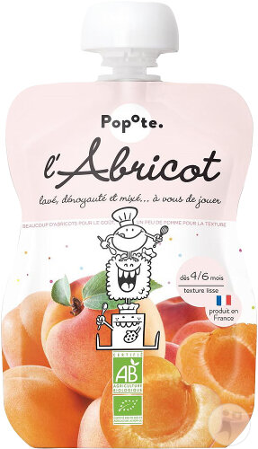 Popote Gourde L’Abricot Dès 4/6 Mois Bio 120g