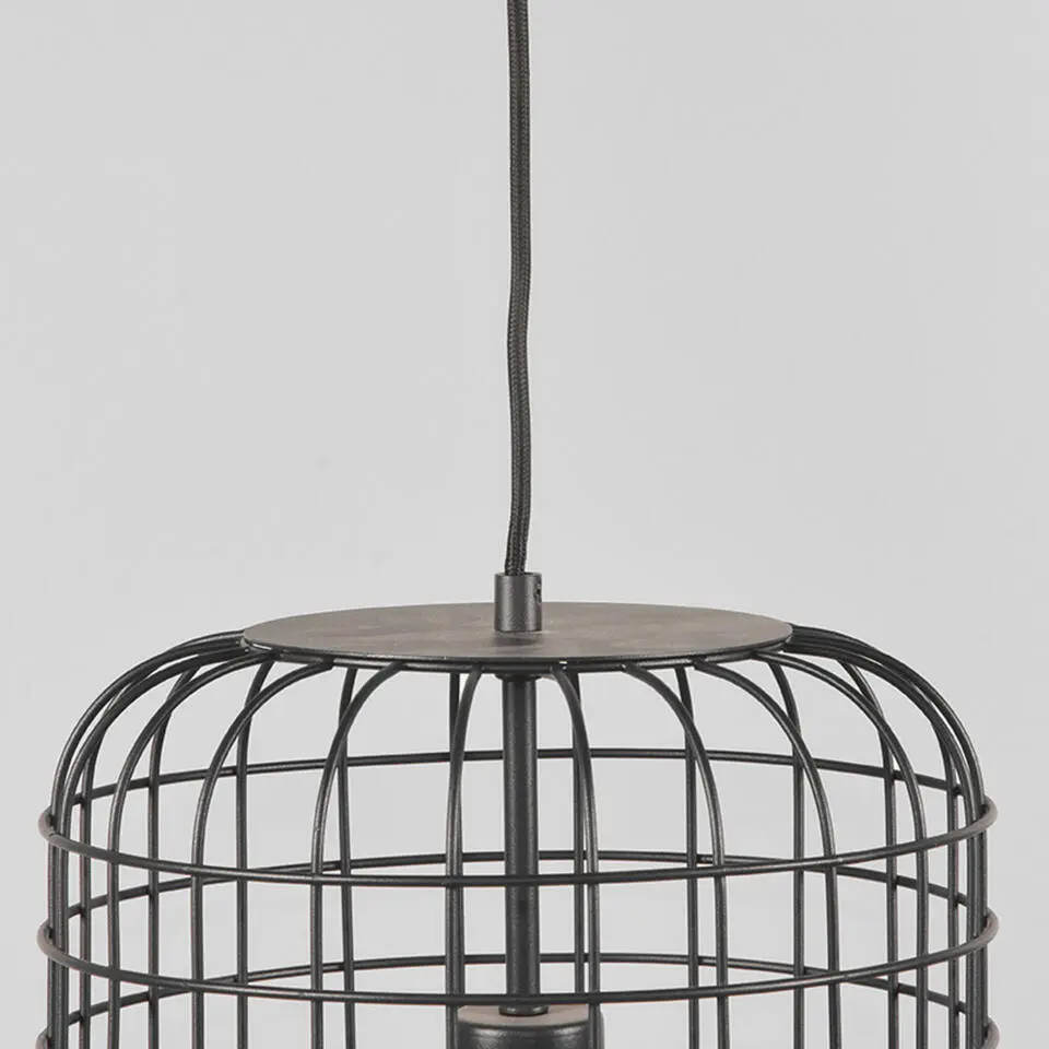 LABEL51 - Hanglamp Solido 26x26x150cm - Zwart - Metaal