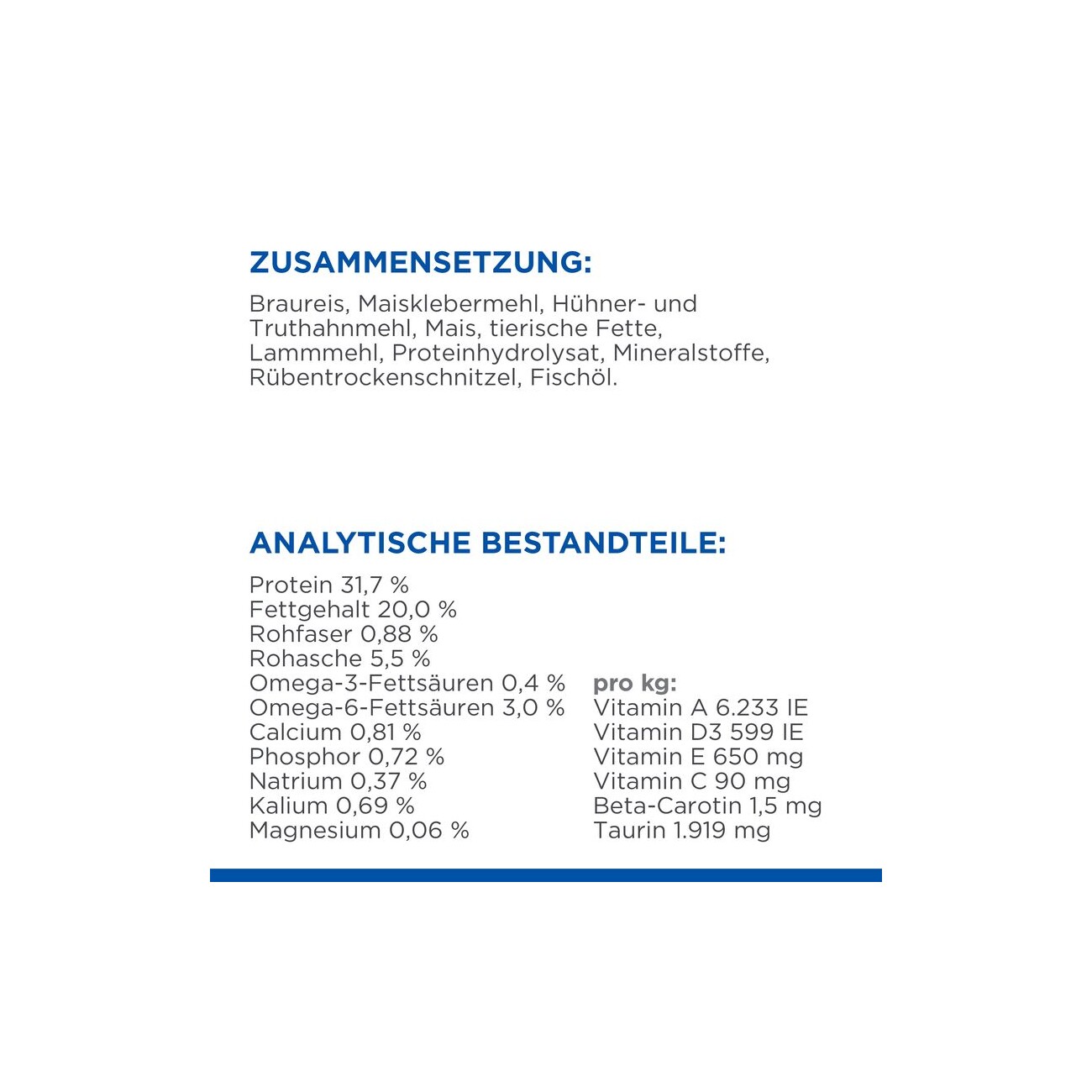 Hill's Science Plan Adult Lamm und Reis 1,5 kg