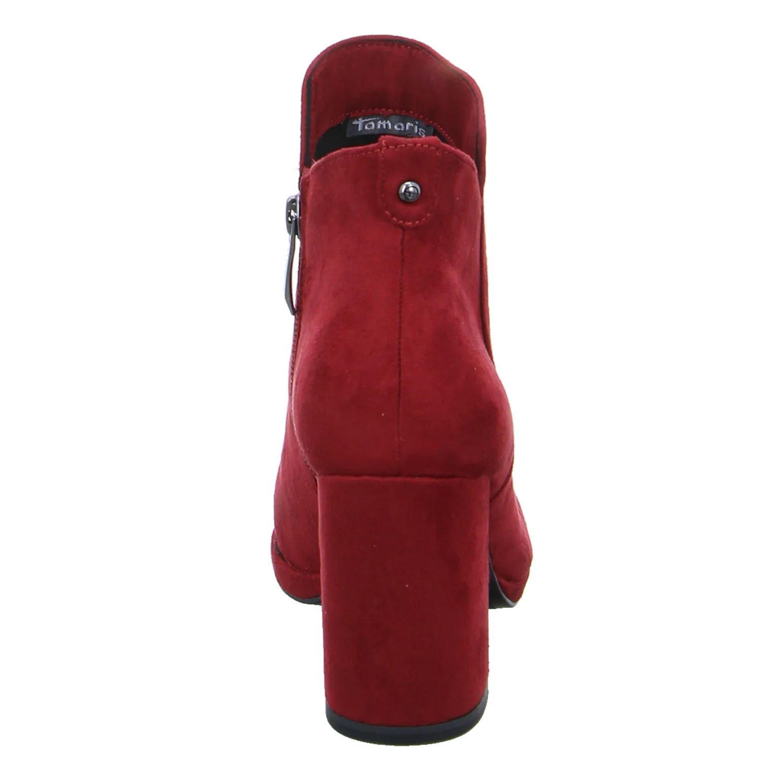 TAMARIS Stiefelette Rot Lederimitat
