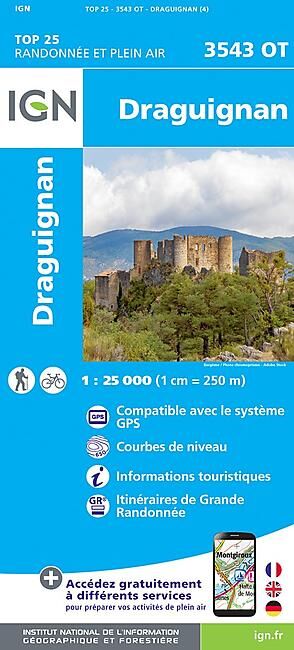 IGN - TOP25 3543OT DRAGUIGNAN 1 25 000