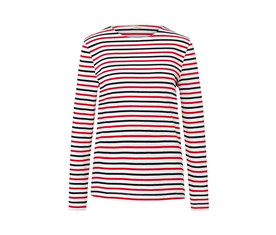 Gestreiftes Langarmshirt