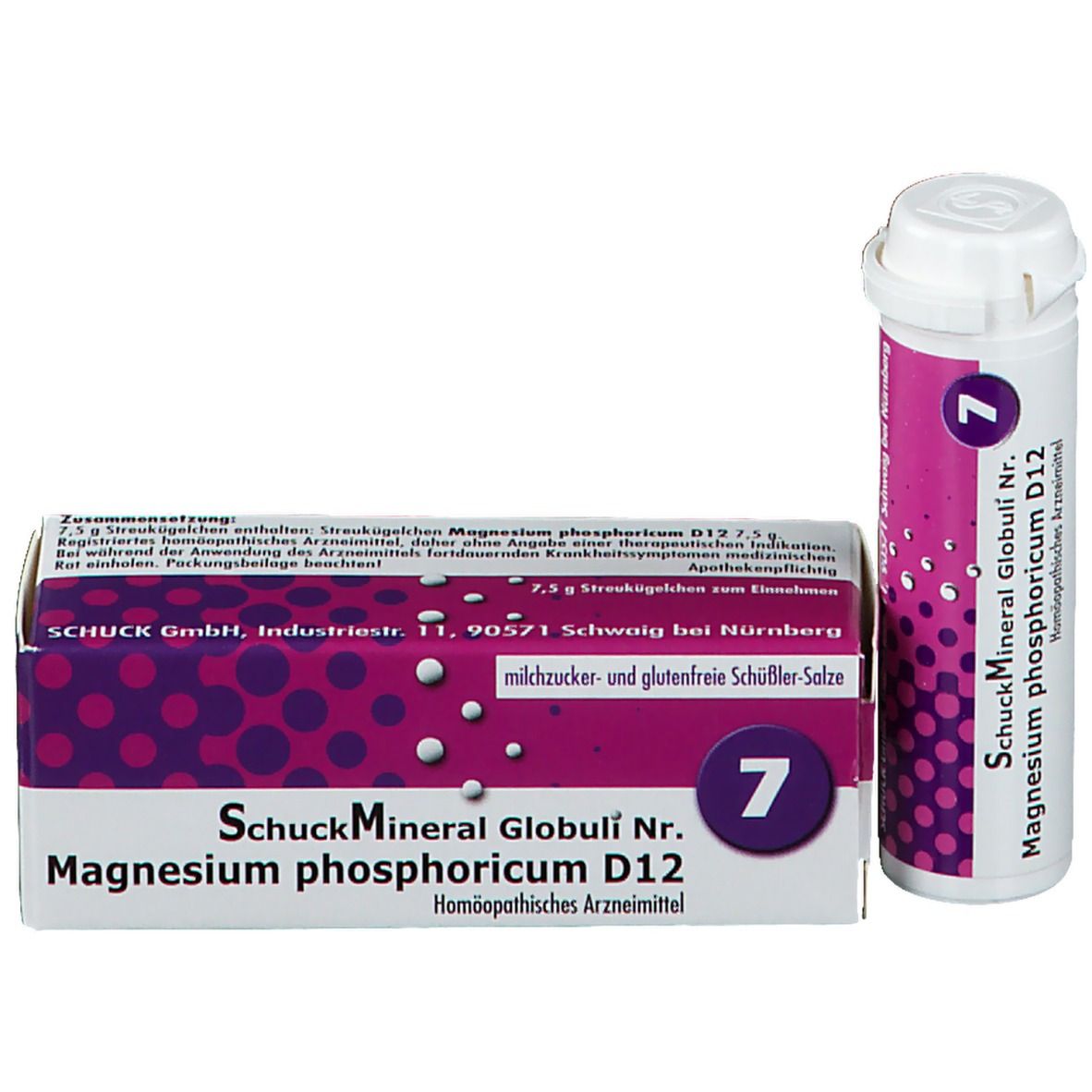Schuckmineral Globuli 7 Magnesium phosph. D12