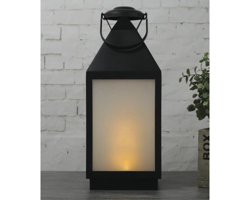 LED-lantaarn Lafiora, op batterijen, voor binnen en buiten, H 46 cm, warm wit