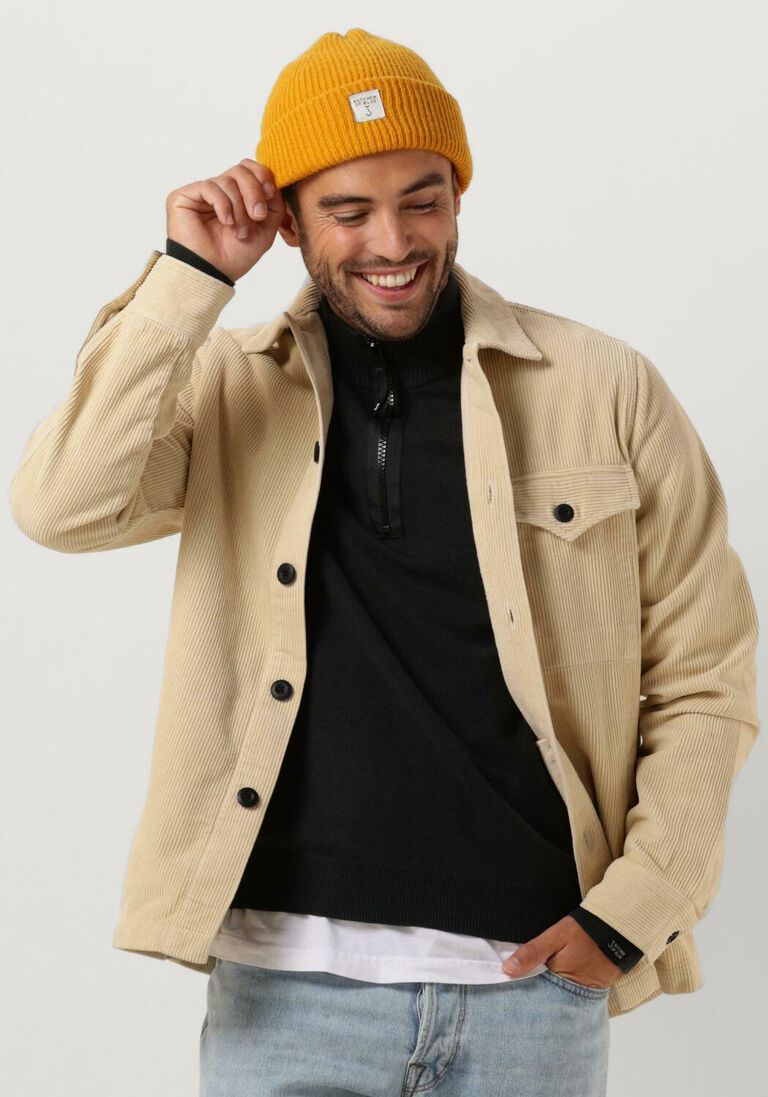 BUTCHER OF BLUE zand butcher of blue overshirt marvin cord overshirt