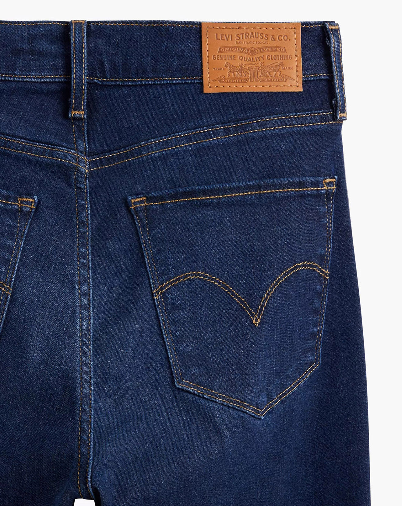 Levi's® Jean righ rise straight 724 bleu