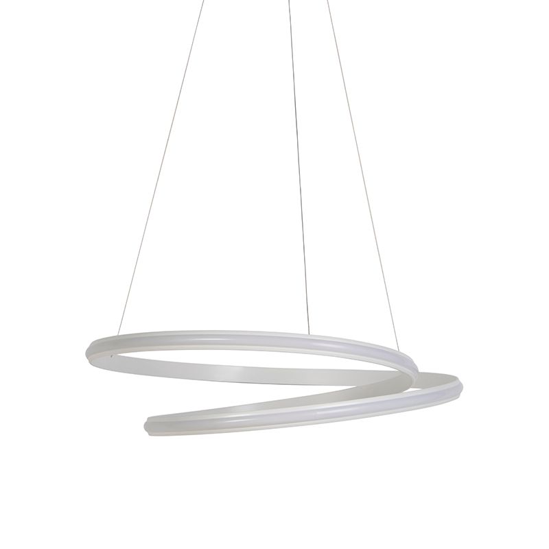 Moderne hanglamp wit 74 cm incl. LED dimbaar - Rowan