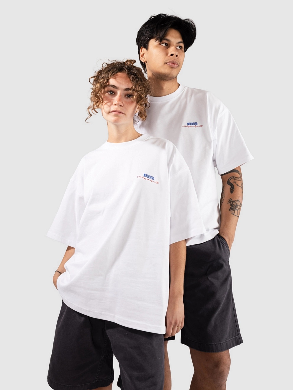 Woodbird WBBeam Culture T-Shirt white