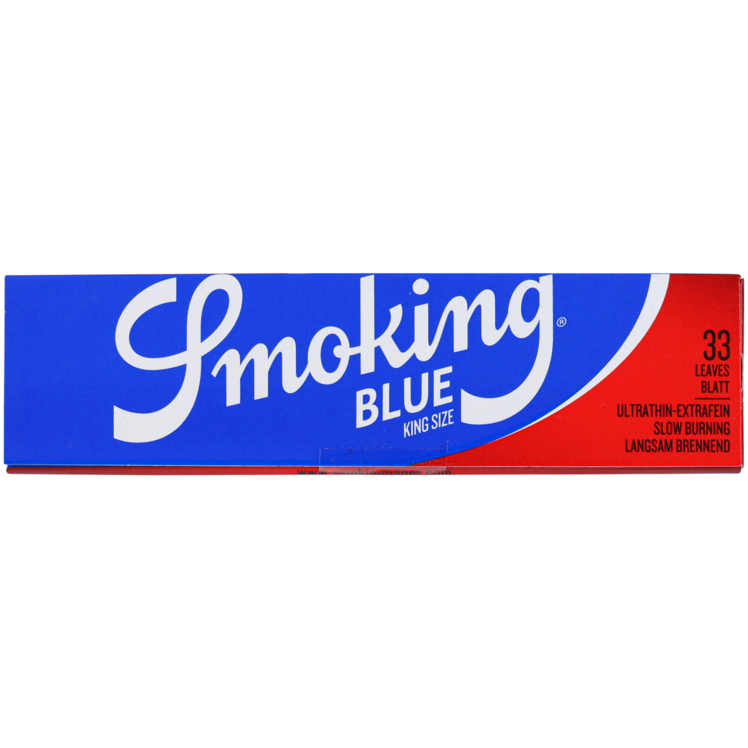 Smoking King Size Blau Papier 33 Stück