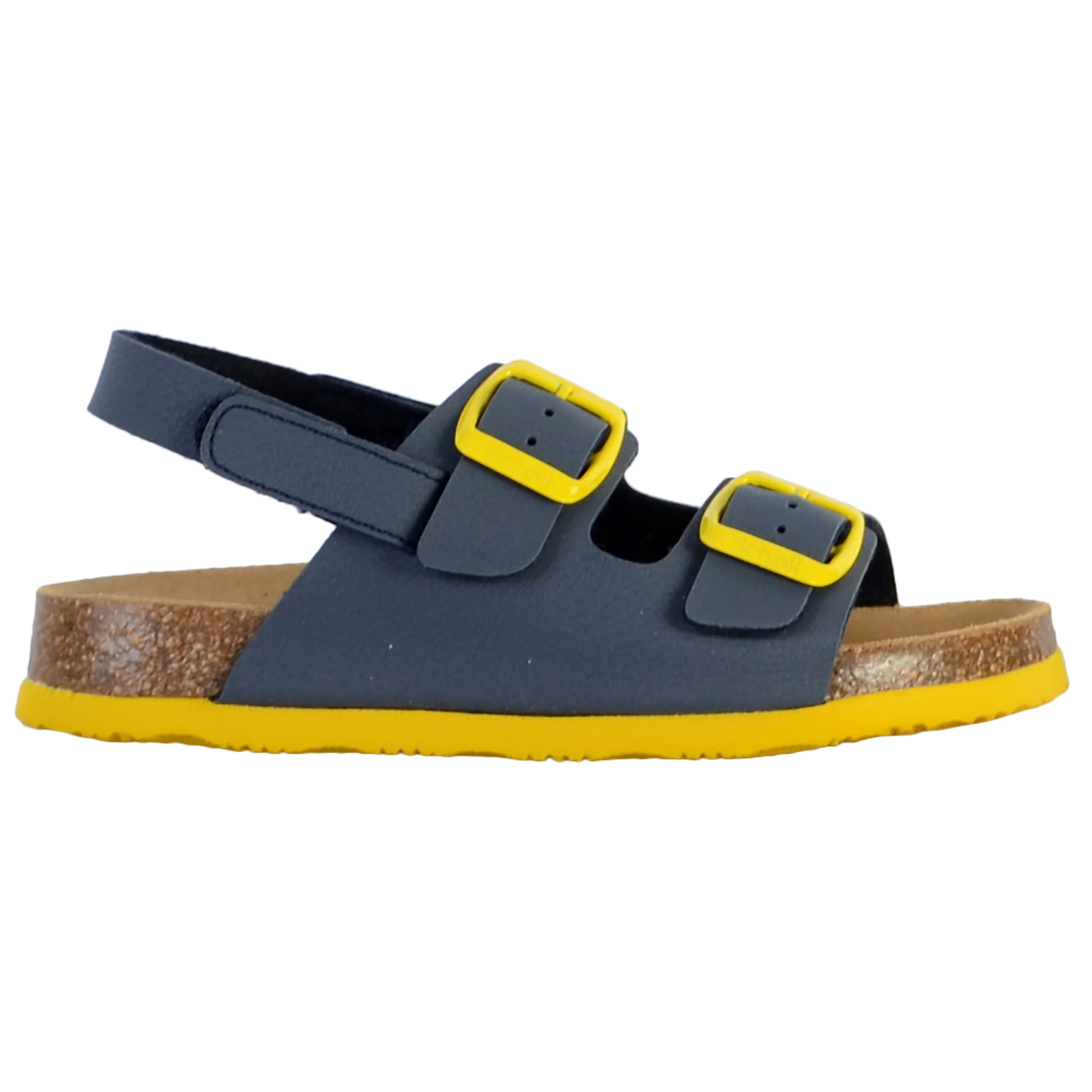 Mules cuir enfantturtle | Bleu