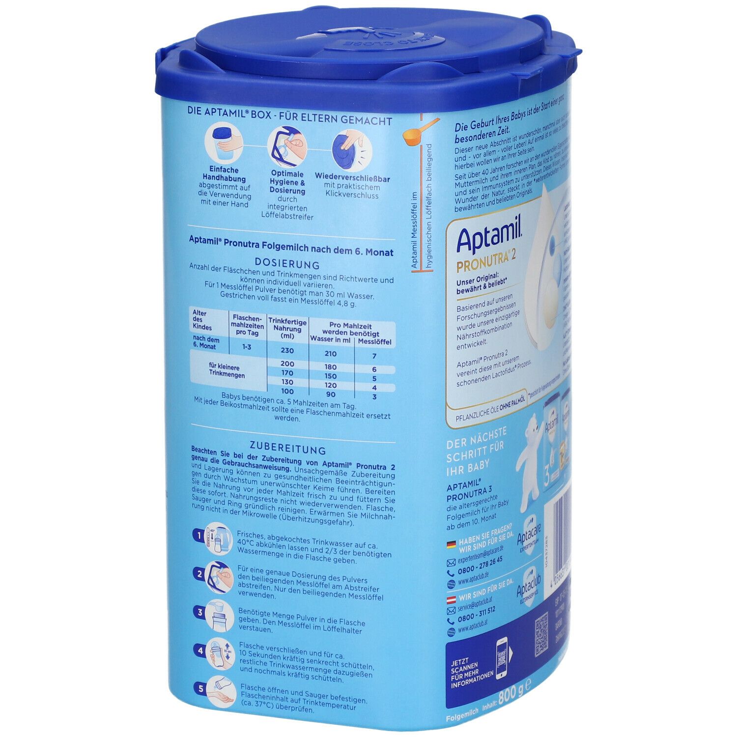 Aptamil® Pronutra 2 Folgemilch ab dem 6. Monat