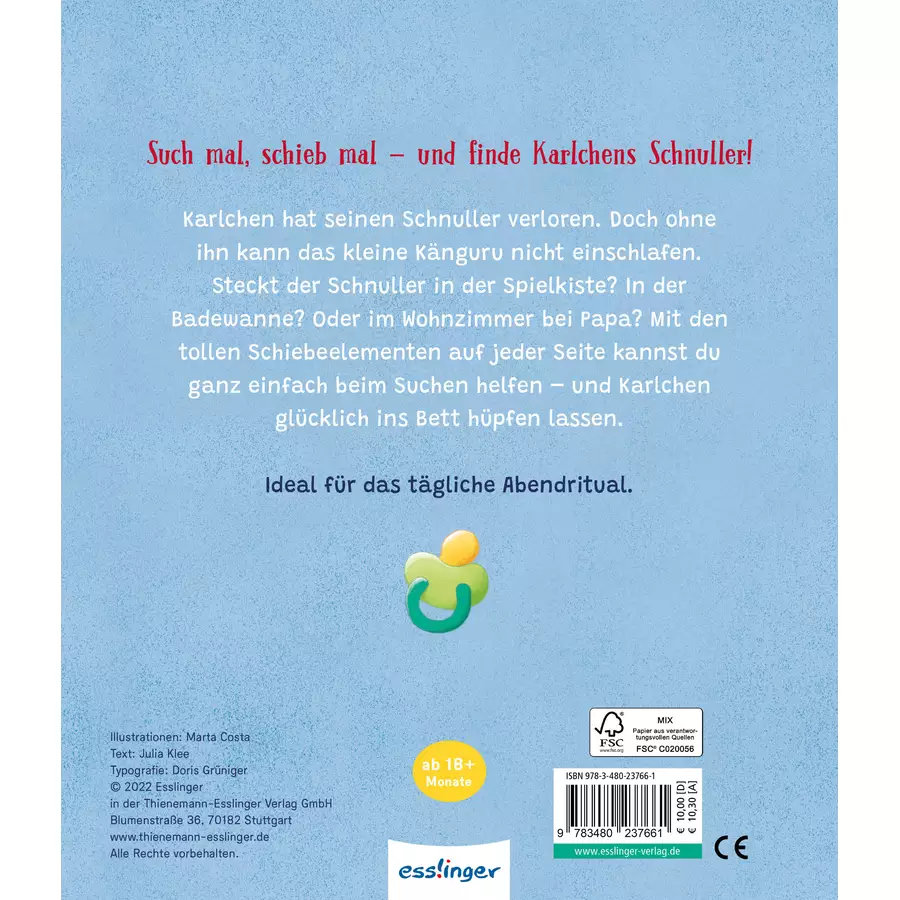 Thienemann Such mal – schieb mal! : Wo ist dein Schnuller, kleines Känguru?