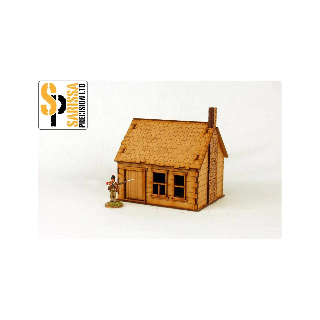 Old West: House with Stone Chimney 5