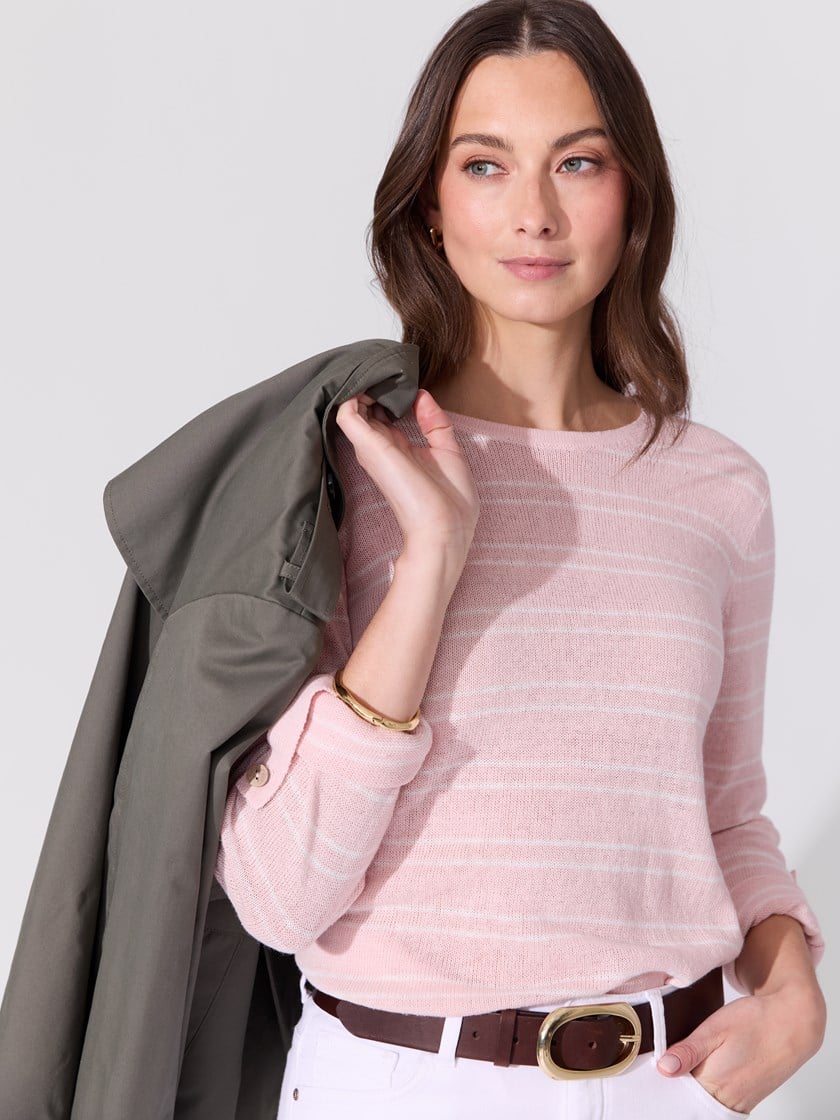 Fia genser Petal Pink