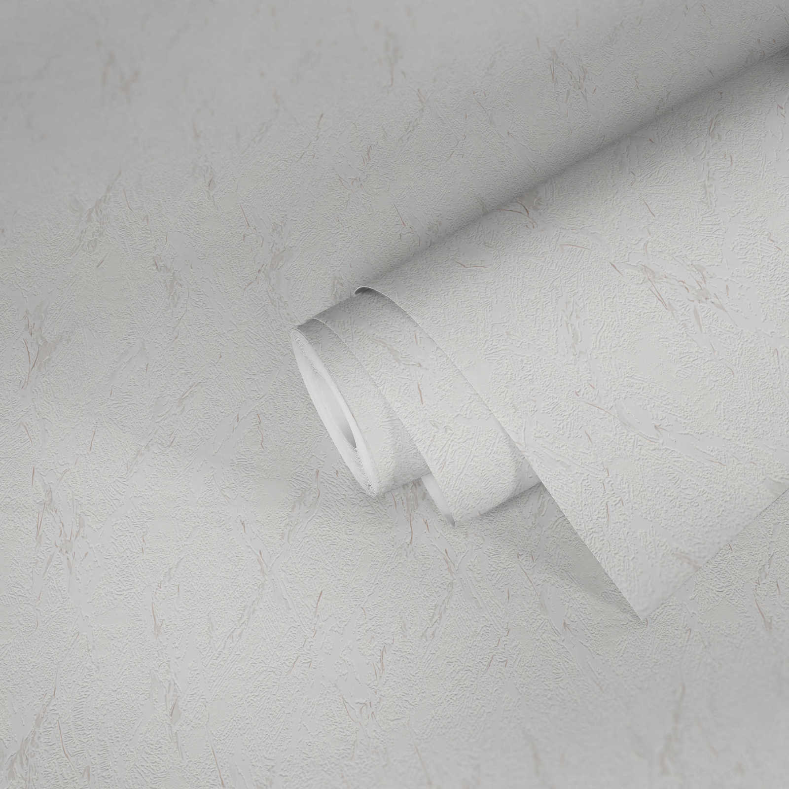 Papiertapete STRUKTURA 2- Struktur -weiß - 10 Meter
