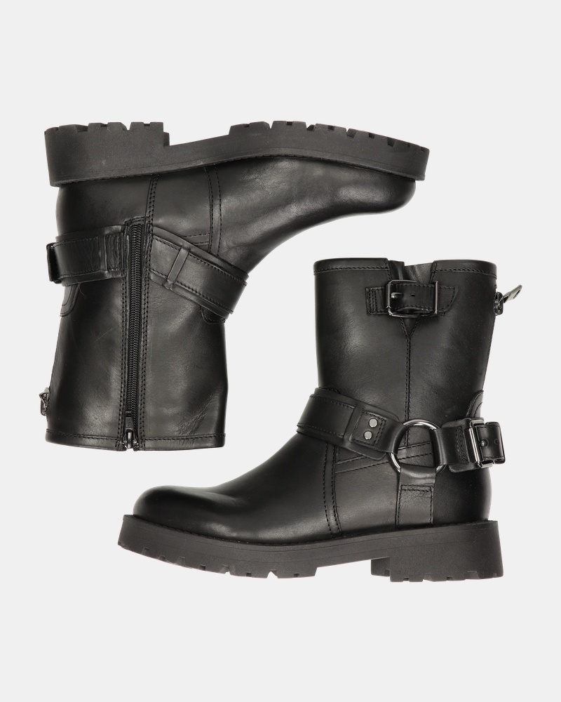 Nelson Bikerboots  - zwart