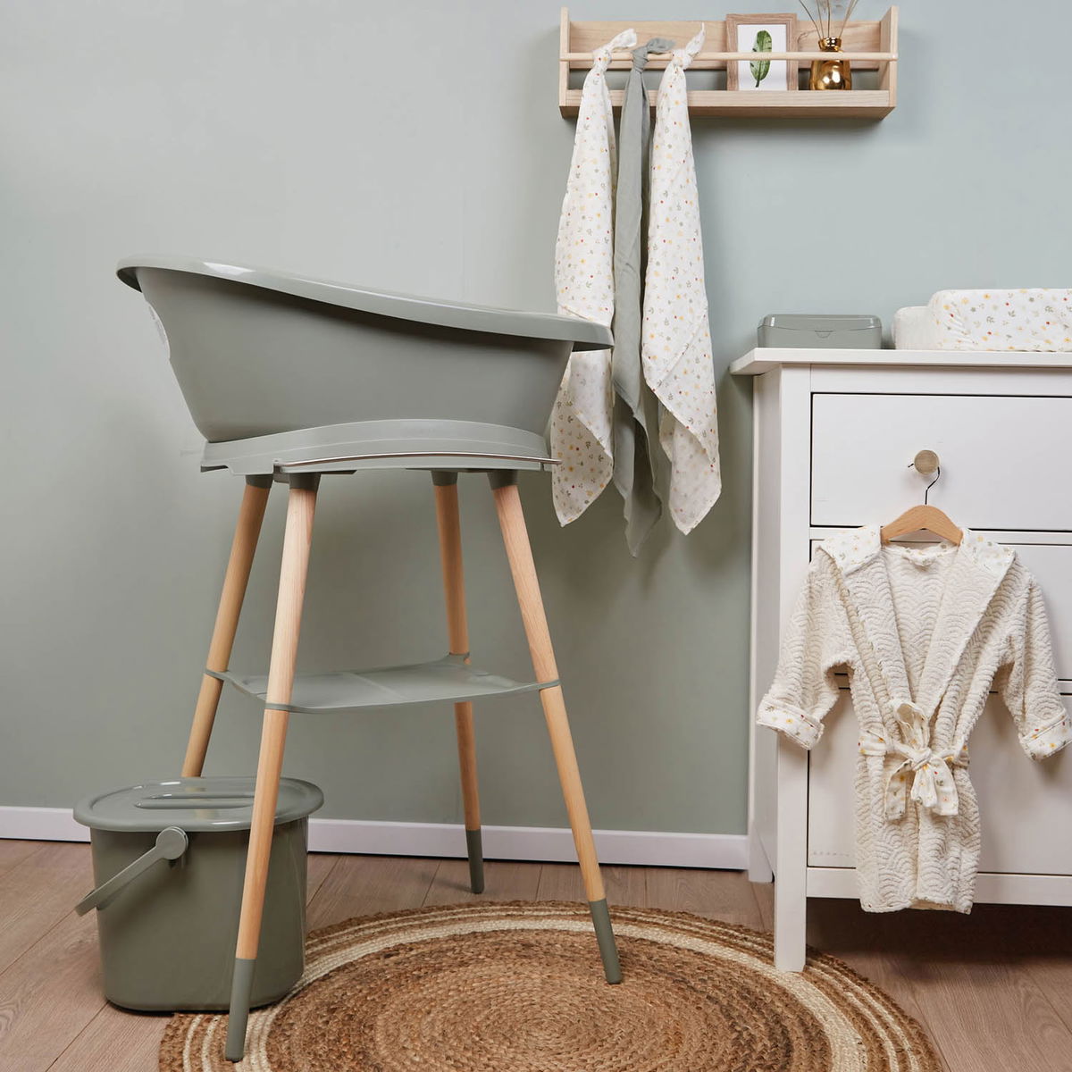 bébé joubébé jou   Badeset Sense 7 teilig white