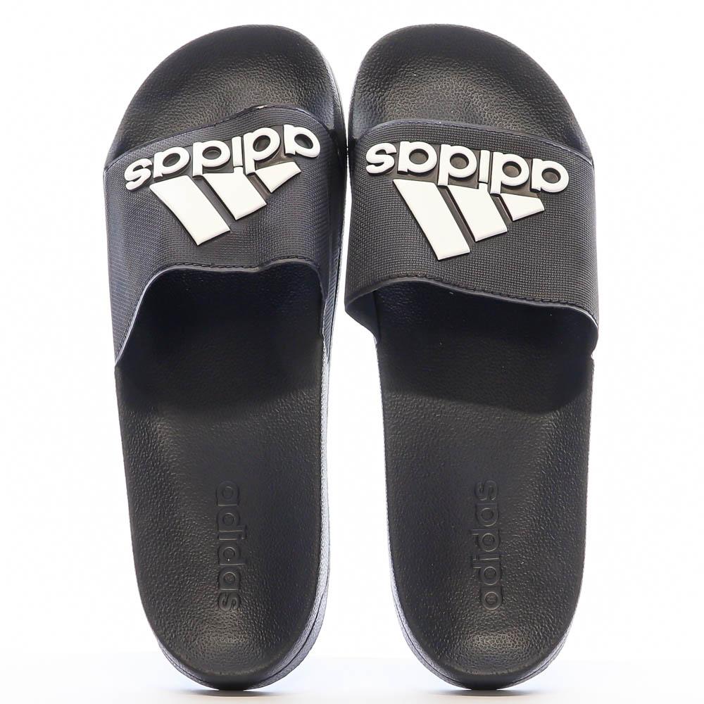 Adidas Claquettes Noires/Blanches Homme Adidas Adilette Shower1