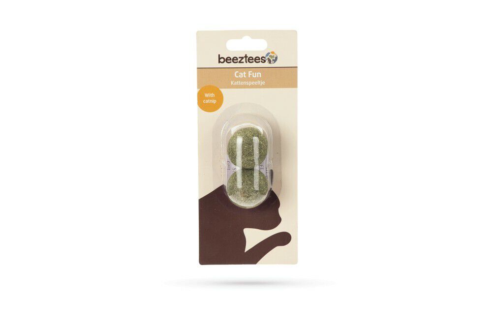 Beeztees Catnip 2 ballen - Kattenspeeltje