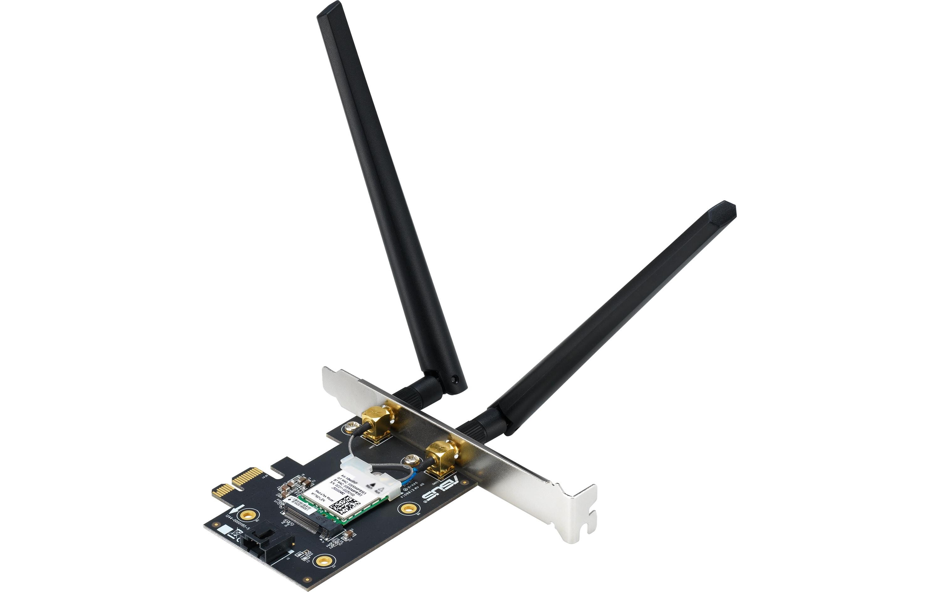 WLAN-AX PCIe Adapter PCE-BE6500WiFi 7 PCI-E Adapter 6GHz, 4096-QAM, Bluetooth 5.4, WPA3