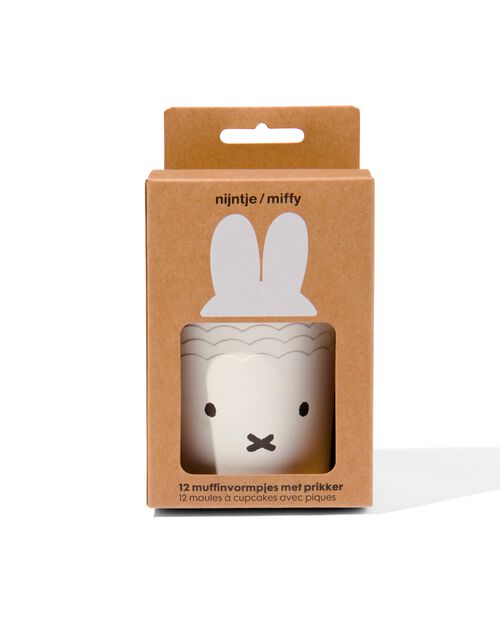 12 moules à muffins Miffy avec oreilles