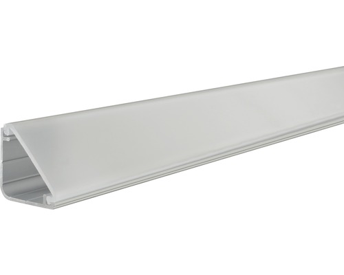 Paulmann Aluminium Profiel Delta met Diffuser, aluminium/geanodiseerd, 2,0 m