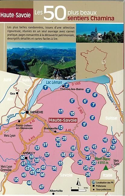 CHAMINA - 50 PLUS BEAUX SENTIERS HAUTE SAVOIE