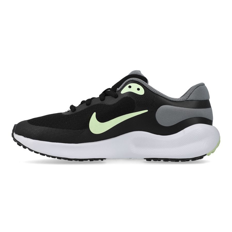Nike Chaussures de Running Revolution 7 - Noir/Jaune Fluo/Gris/Blanc Enfant