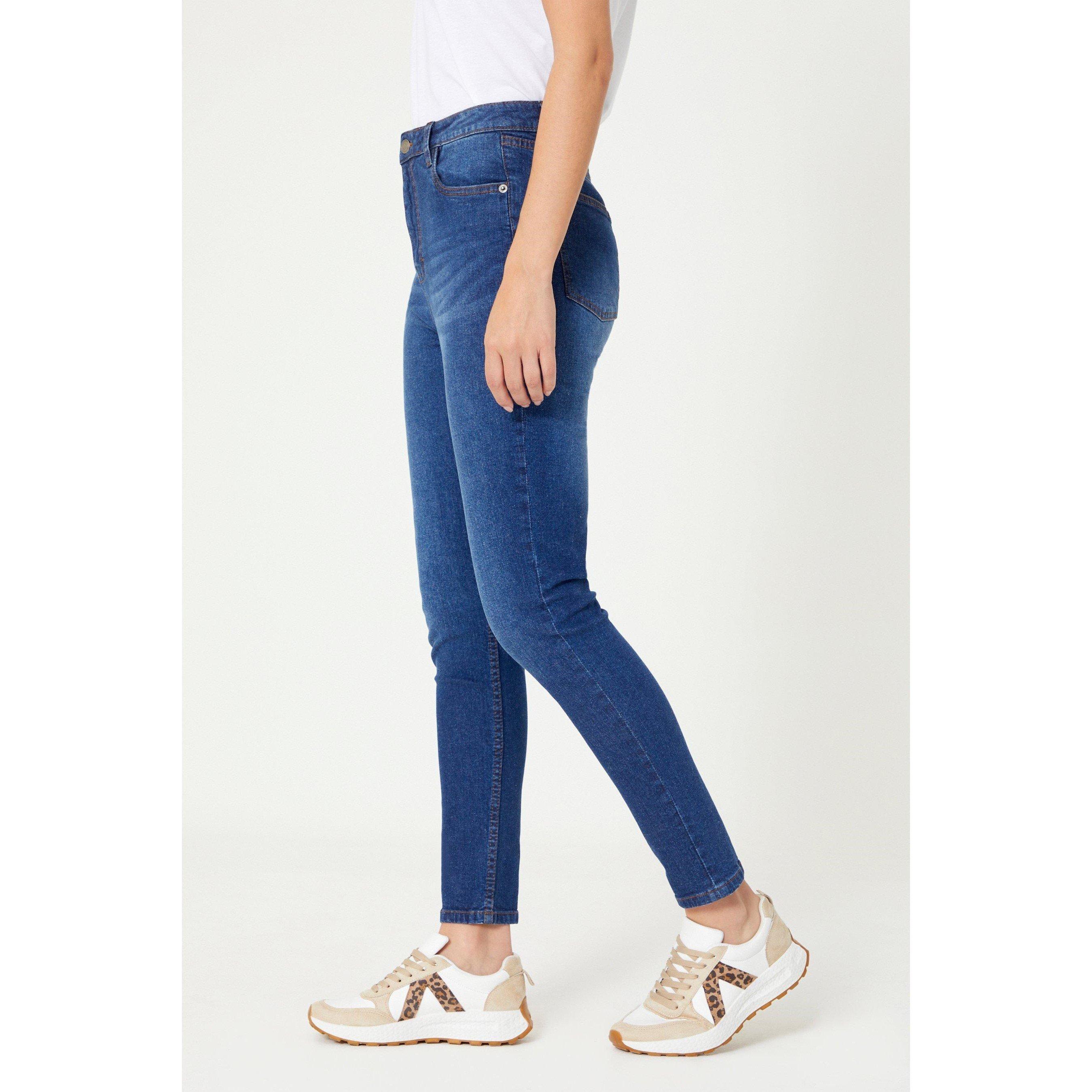 Be You Ladies Hallie High Waist Indigo Jean