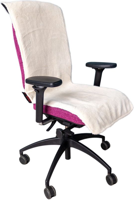 Quality Heating - Infrarood Warmtedeken - Teddy Off White - Draadloos - 3 Warmtestanden
