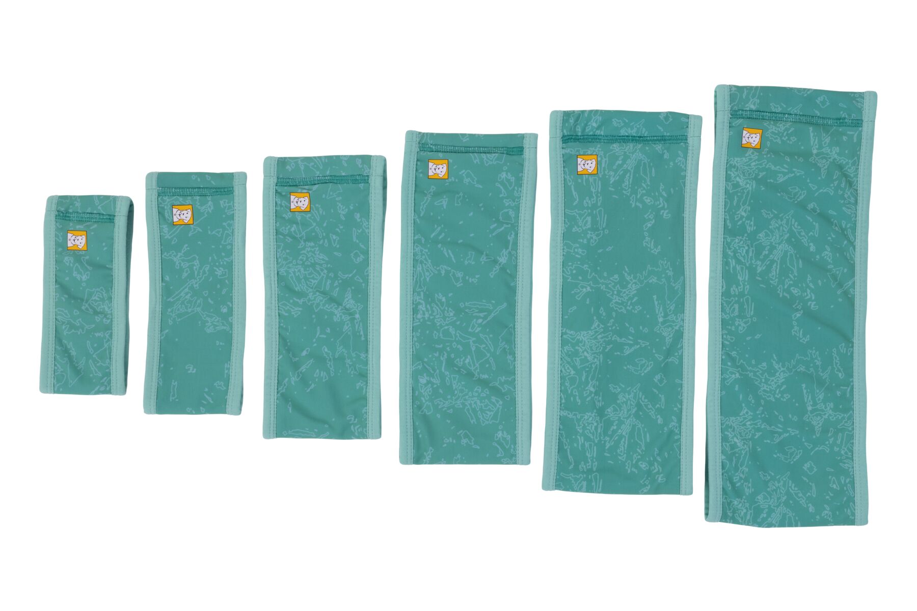 Guêtre de cou de refroidissement swamp cooler™ rêversible avec une couverture upf 50+. Couleur: pourpre/sarcelle, taille: xs