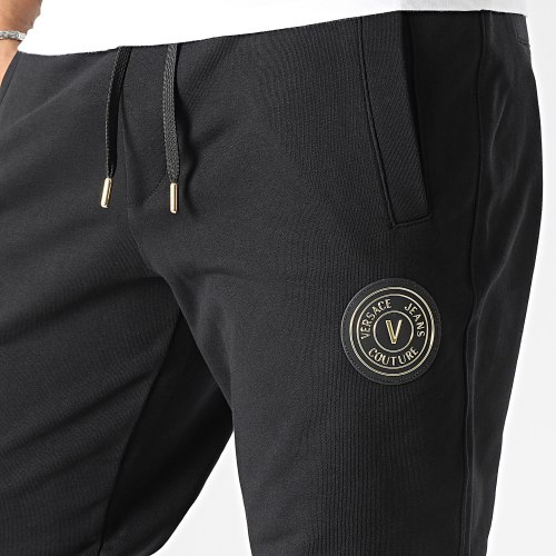 Pantalon Jogging 74GAAY01 Noir Doré