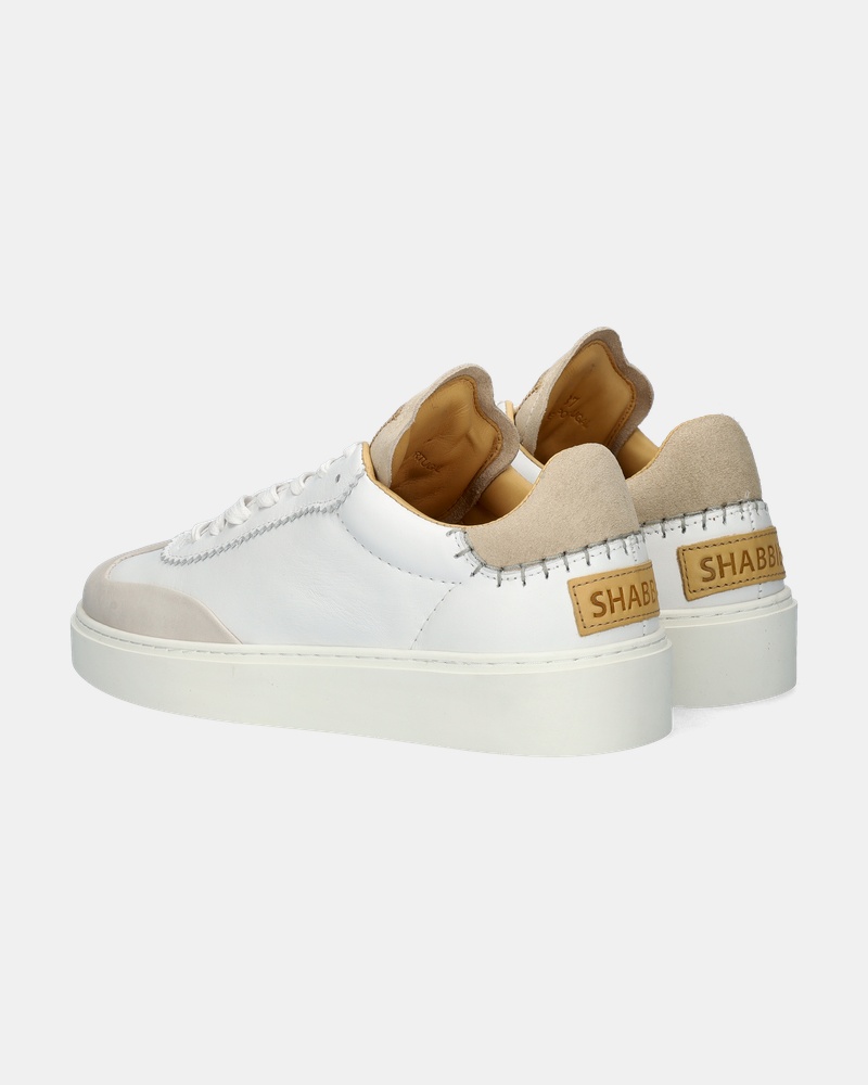 Shabbies Amsterdam Bossa Oxford Hoge sneakers  - beige
