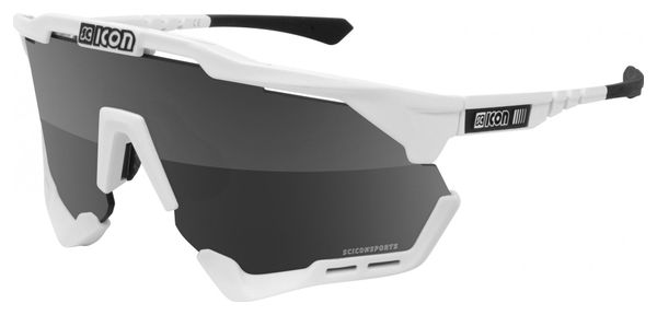 Scicon Sports Aeroshade XL Lunettes De Soleil De Performance Sportive (Scnpp Multimiror Silver/Luminosité Blanche)