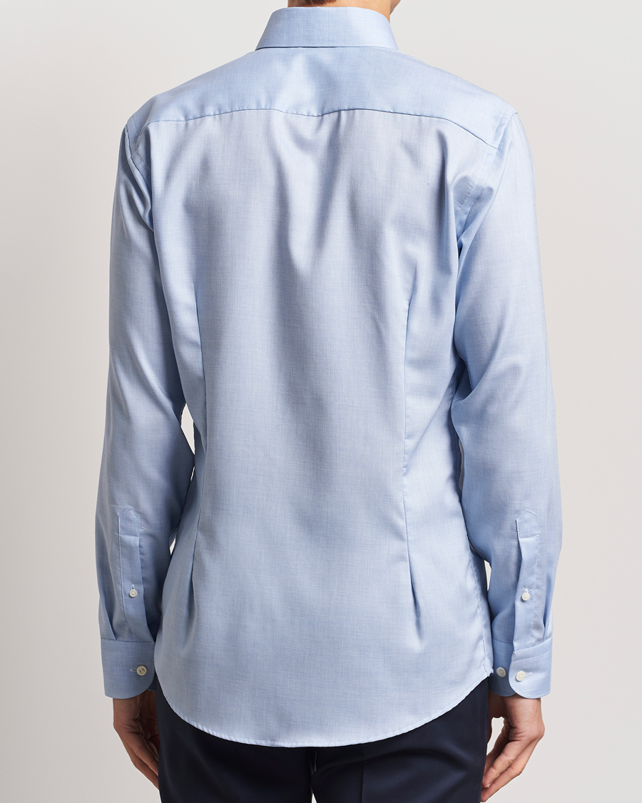 Eton Slim Fit Wrinkle Free Oxford Shirt Light Blue