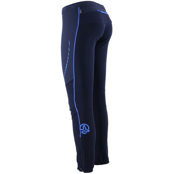 Pantalon ski de randonnée TERNUA STOWE PANT BLACK/MEDITERANEEN