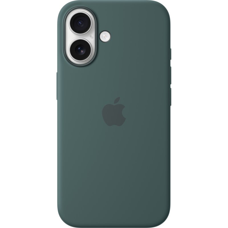 Apple Coque en silicone avec MagSafe pour iPhone 16 - Vert lacustre