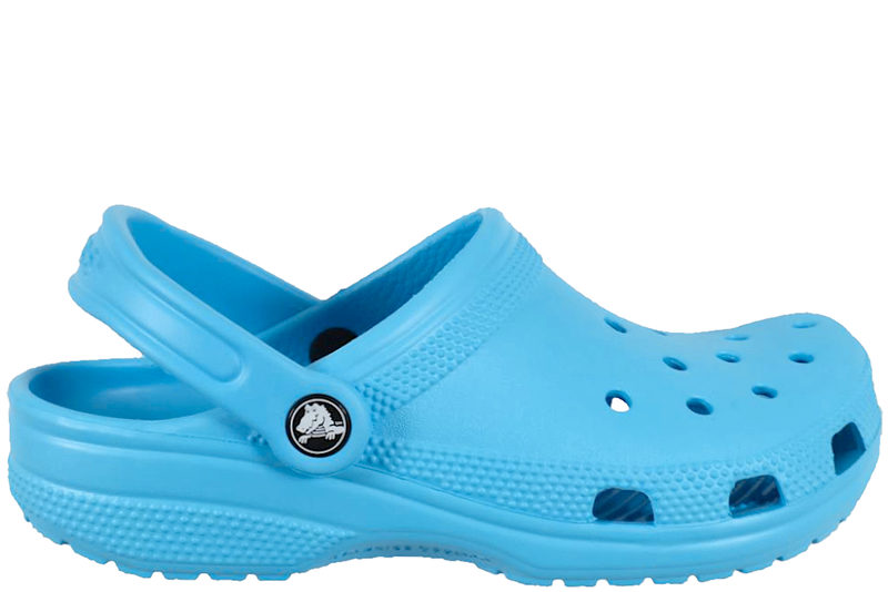 CROCS CLASSIC VENETIAN BLUE CLOGS I BLÅ GUMMI