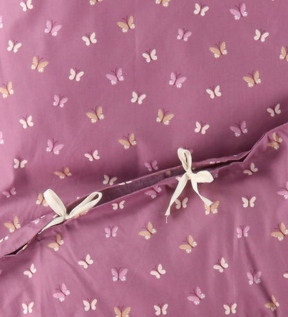 N?rgaard Madsens Senget?j - Baby - Mauve m. Sommerfugle