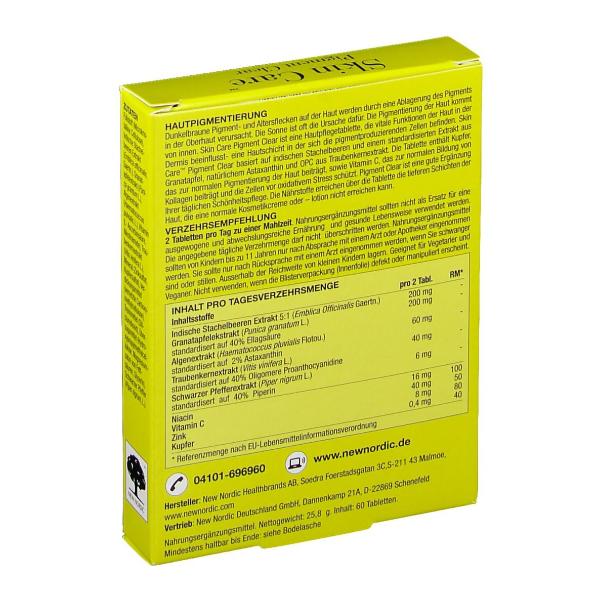 Skin Care Pigment Clear